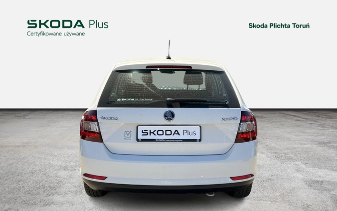 Skoda RAPID cena 37900 przebieg: 157262, rok produkcji 2018 z Rymanów małe 211